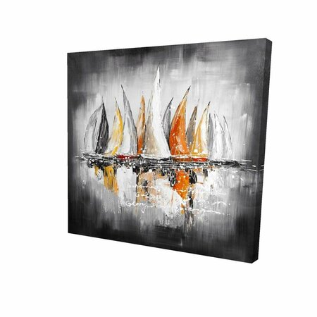 FONDO 16 x 16 in. Sails on the Winds-Print on Canvas FO2777521